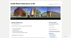Desktop Screenshot of csedweek.wordpress.com
