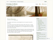 Tablet Screenshot of cjross.wordpress.com