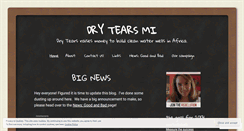 Desktop Screenshot of drytearsmi.wordpress.com