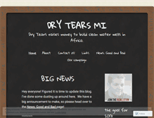 Tablet Screenshot of drytearsmi.wordpress.com