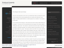 Tablet Screenshot of profoundinsanity.wordpress.com