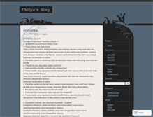 Tablet Screenshot of chilyapoenya.wordpress.com