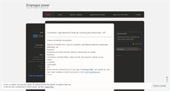 Desktop Screenshot of empregospower.wordpress.com