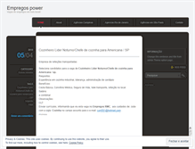 Tablet Screenshot of empregospower.wordpress.com