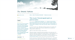 Desktop Screenshot of altruisticmarketer.wordpress.com