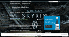 Desktop Screenshot of gamecontrollerz.wordpress.com