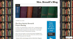 Desktop Screenshot of brandttv.wordpress.com