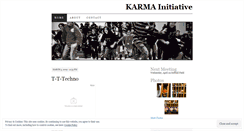 Desktop Screenshot of karmainitiative.wordpress.com