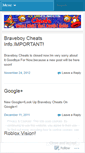 Mobile Screenshot of braveboy124cpcheats.wordpress.com