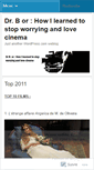 Mobile Screenshot of doctorbcinema.wordpress.com