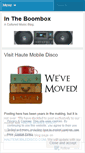 Mobile Screenshot of intheboombox.wordpress.com