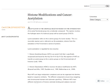 Tablet Screenshot of cancerepigenetics.wordpress.com