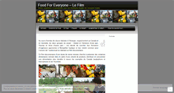 Desktop Screenshot of foodforeveryone.wordpress.com