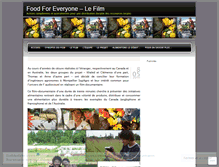 Tablet Screenshot of foodforeveryone.wordpress.com
