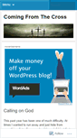 Mobile Screenshot of comingfromthecross.wordpress.com