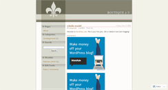Desktop Screenshot of boutique2you.wordpress.com