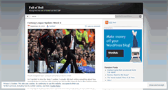 Desktop Screenshot of fullofbull.wordpress.com