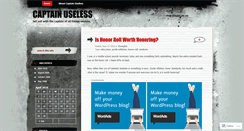 Desktop Screenshot of captainuseless.wordpress.com