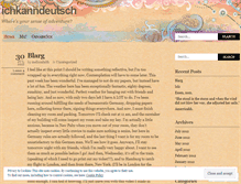 Tablet Screenshot of ichkanndeutsch.wordpress.com
