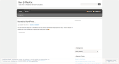 Desktop Screenshot of madcatconsulting.wordpress.com
