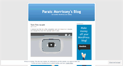 Desktop Screenshot of paraicmorrissey.wordpress.com