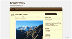 Desktop Screenshot of chukarama.wordpress.com