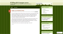 Desktop Screenshot of canapas2010.wordpress.com