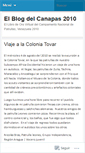 Mobile Screenshot of canapas2010.wordpress.com
