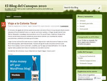 Tablet Screenshot of canapas2010.wordpress.com