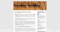 Desktop Screenshot of doubledribble.wordpress.com