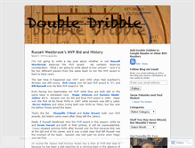 Tablet Screenshot of doubledribble.wordpress.com