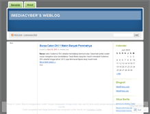 Tablet Screenshot of imediacyber.wordpress.com