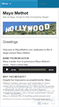 Mobile Screenshot of mayomethot.wordpress.com