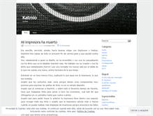 Tablet Screenshot of katmio.wordpress.com