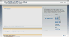 Desktop Screenshot of davidgolf.wordpress.com