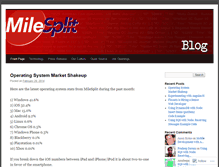 Tablet Screenshot of milesplit.wordpress.com