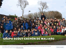 Tablet Screenshot of gruposcoutcachon.wordpress.com