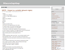 Tablet Screenshot of bitacorasapabap.wordpress.com