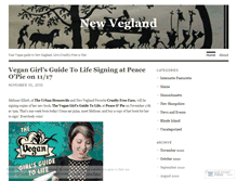 Tablet Screenshot of newvegland.wordpress.com