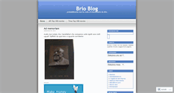 Desktop Screenshot of brioblog.wordpress.com