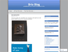 Tablet Screenshot of brioblog.wordpress.com