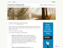 Tablet Screenshot of commentembrasser.wordpress.com