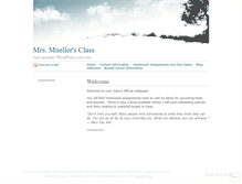 Tablet Screenshot of mrsmuellersclass.wordpress.com