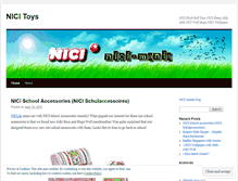 Tablet Screenshot of nicitoys.wordpress.com