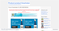 Desktop Screenshot of kesehatankita.wordpress.com