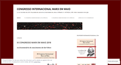 Desktop Screenshot of marxemmaio.wordpress.com
