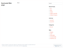 Tablet Screenshot of iluminadawebpage.wordpress.com