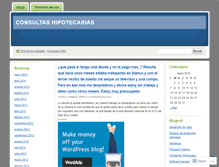 Tablet Screenshot of consultashipotecarias.wordpress.com