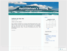 Tablet Screenshot of mathildekaapstad.wordpress.com