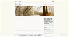 Desktop Screenshot of goodones.wordpress.com